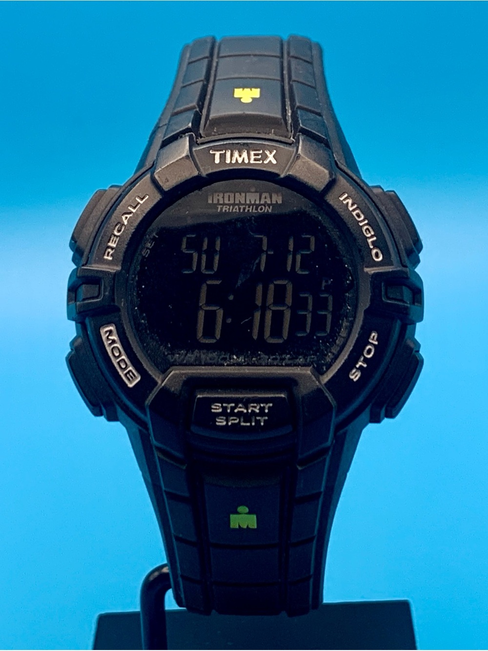 TIMEX IRONMAN TRIATHLON Men’s 2022 Digital Wristwatch Indiglo Works New Battery
